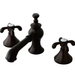 Kingston Brass French Country 8-Inch Widespread 3-Hole Bathroom Faucet