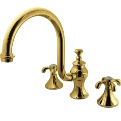 Kingston Brass French Country Roman Tub Filler with High Rise Spout