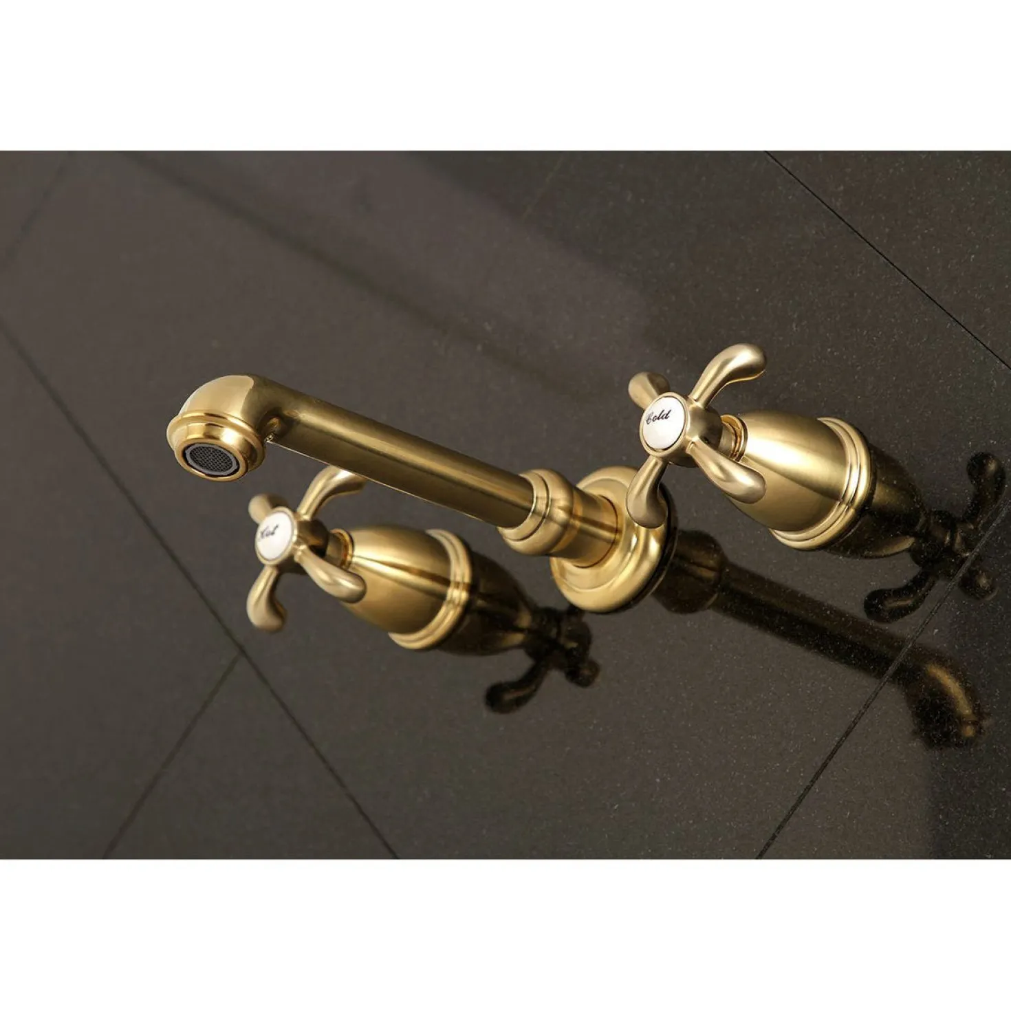 Kingston Brass French Country 2-Handle Wall Mount Roman Tub Faucet