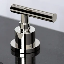 Kingston Brass FSC893XCML-P Manhattan Widespread Bathroom Faucet with Brass Pop-Up