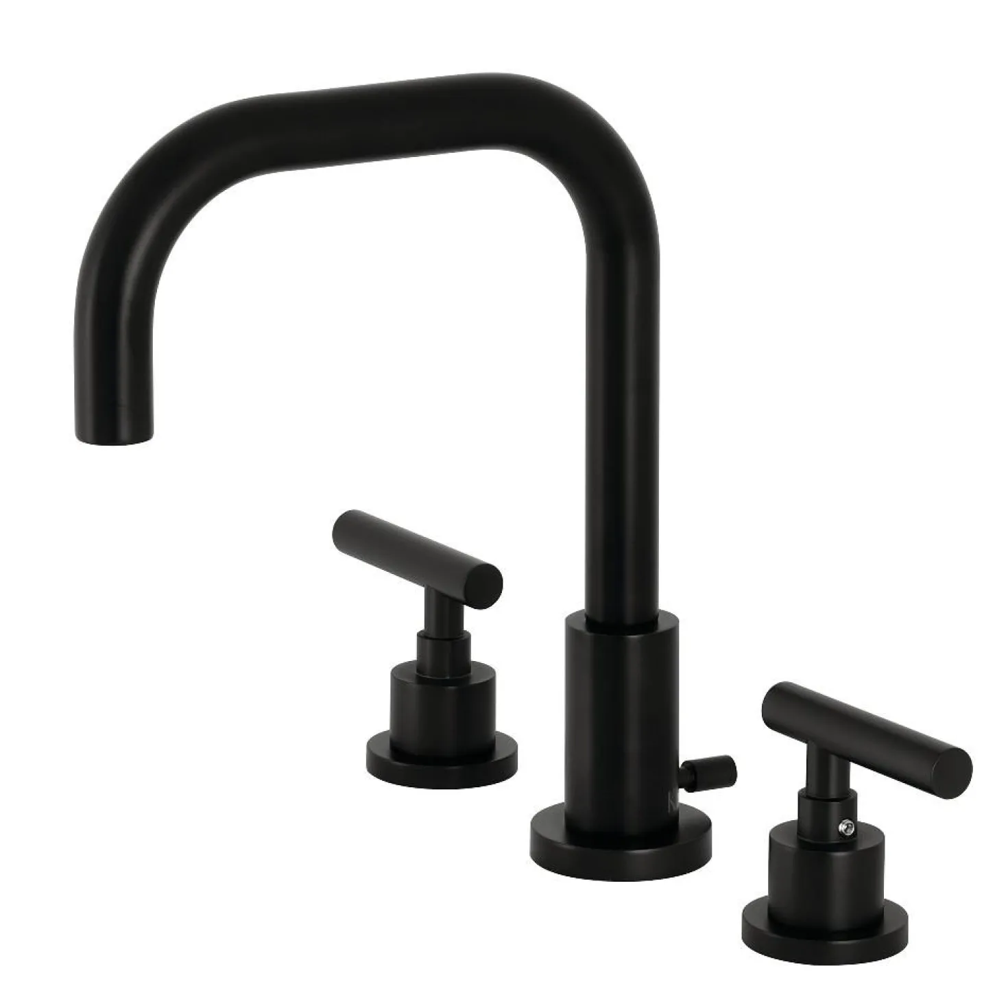 Kingston Brass FSC893XCML-P Manhattan Widespread Bathroom Faucet with Brass Pop-Up