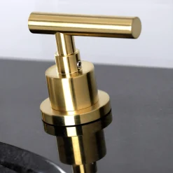 Kingston Brass FSC893XCML-P Manhattan Widespread Bathroom Faucet with Brass Pop-Up
