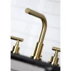 Kingston Brass FSC895XCML-P Manhattan Widespread Bathroom Faucet with Brass Pop-Up