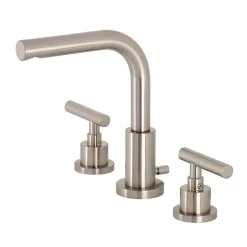 Kingston Brass FSC895XCML-P Manhattan Widespread Bathroom Faucet with Brass Pop-Up