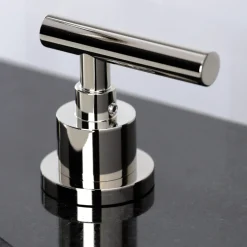 Kingston Brass FSC895XCML-P Manhattan Widespread Bathroom Faucet with Brass Pop-Up