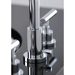 Kingston Brass FSC895XCML-P Manhattan Widespread Bathroom Faucet with Brass Pop-Up