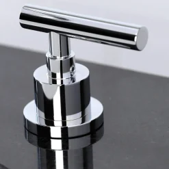 Kingston Brass FSC892XCML-P Manhattan Widespread Bathroom Faucet with Brass Pop-Up