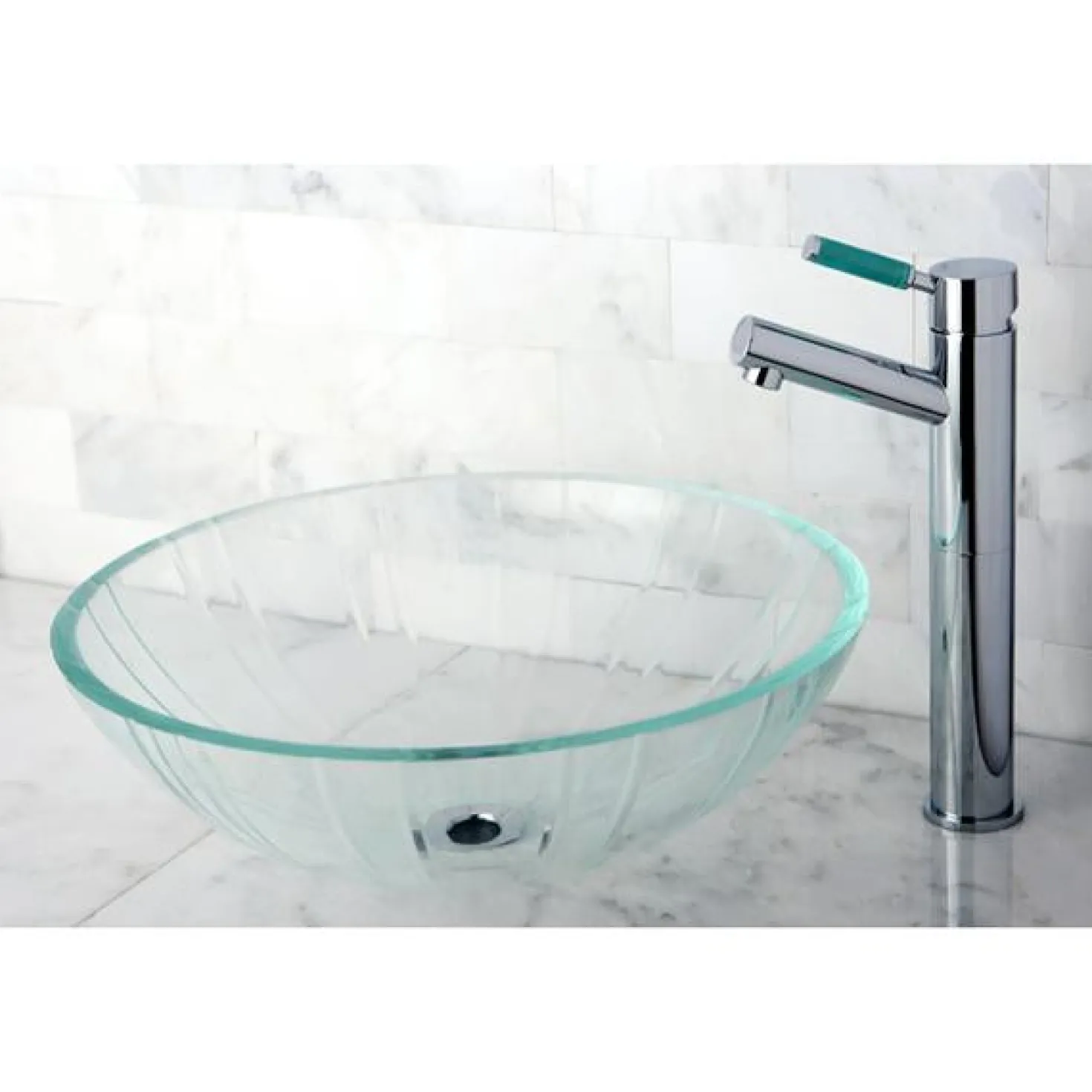 Kingston Brass FS8411DGL Green Eden Single Handle Vessel Sink Faucet
