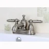 Kingston Brass Georgian 4" Centerset Lavatory Faucet with Heritage Spout and Metal Lever Handle