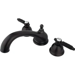 Kingston Brass Georgian Deck Mount Roman Tub Filler