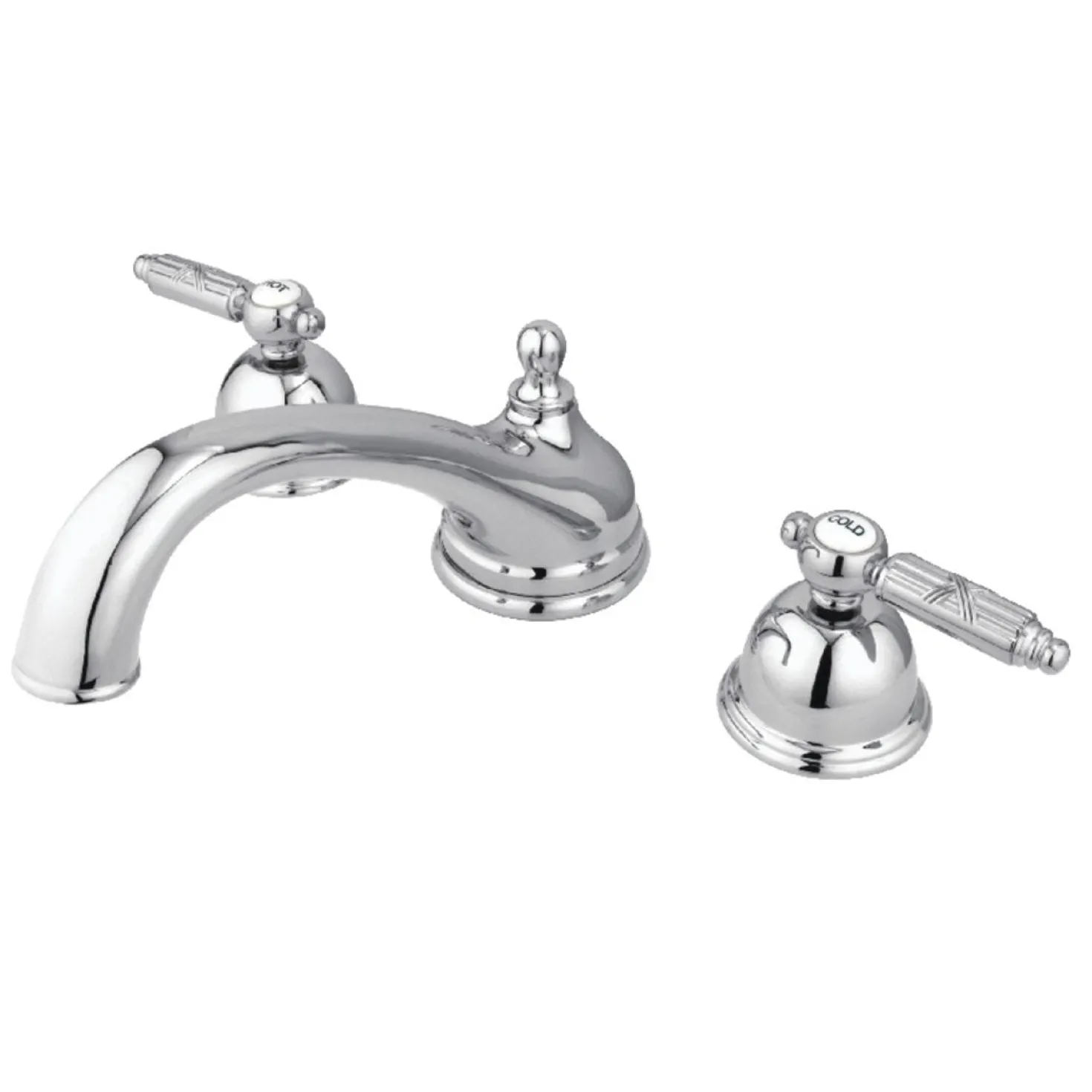 Kingston Brass Georgian Deck Mount Roman Tub Filler
