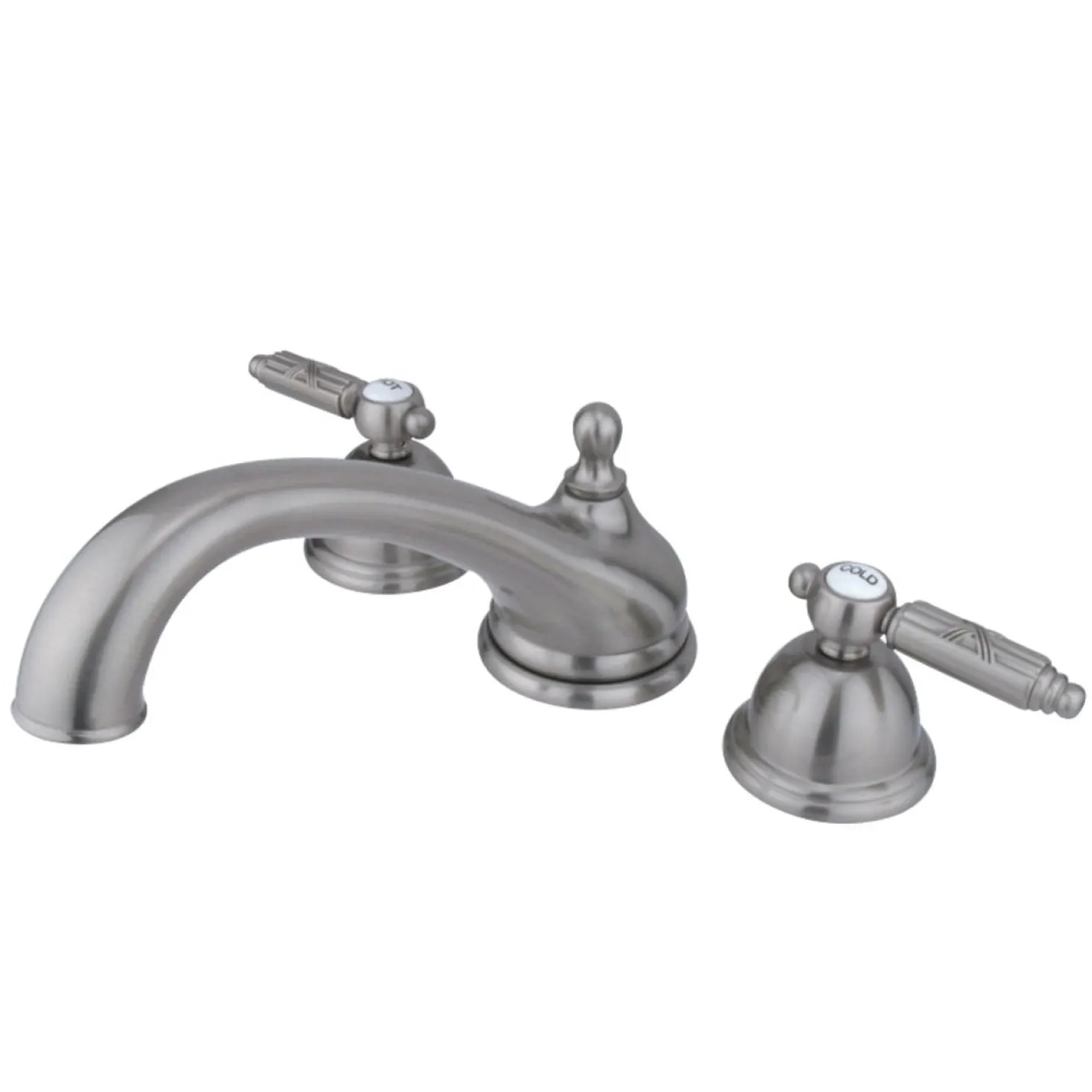 Kingston Brass Georgian Deck Mount Roman Tub Filler