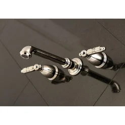 Kingston Brass Georgian 2-Handle Wall Mount Roman Tub Faucet
