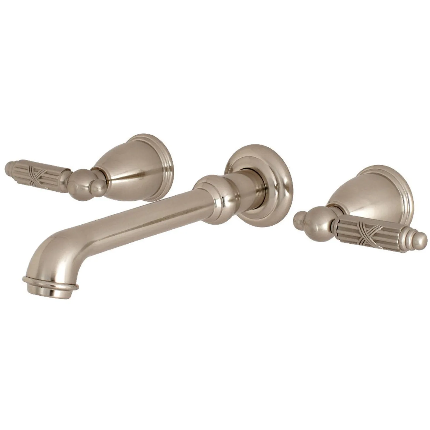 Kingston Brass Georgian 2-Handle Wall Mount Roman Tub Faucet