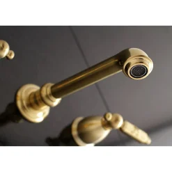 Kingston Brass Georgian 2-Handle Wall Mount Roman Tub Faucet