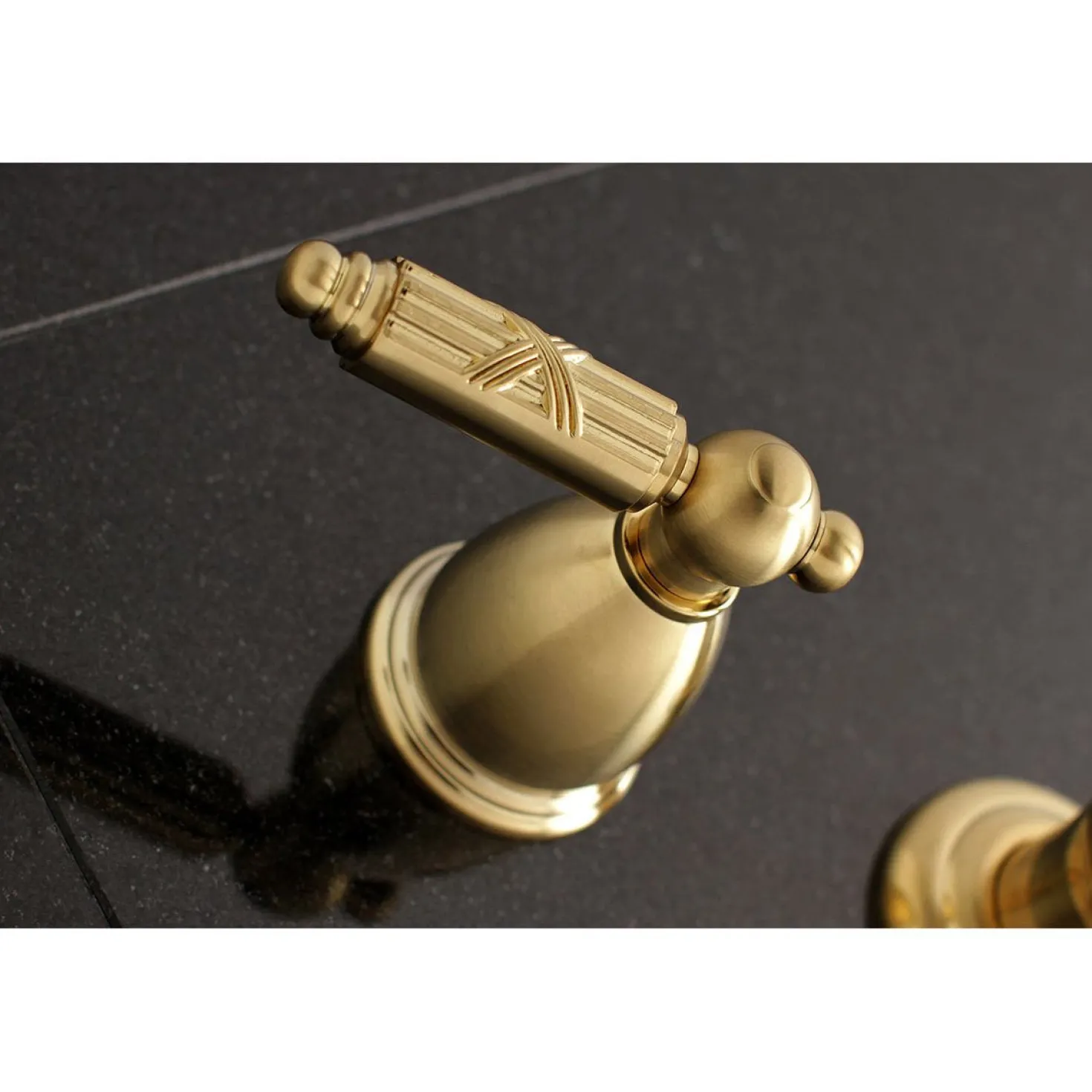 Kingston Brass Georgian 2-Handle Wall Mount Roman Tub Faucet