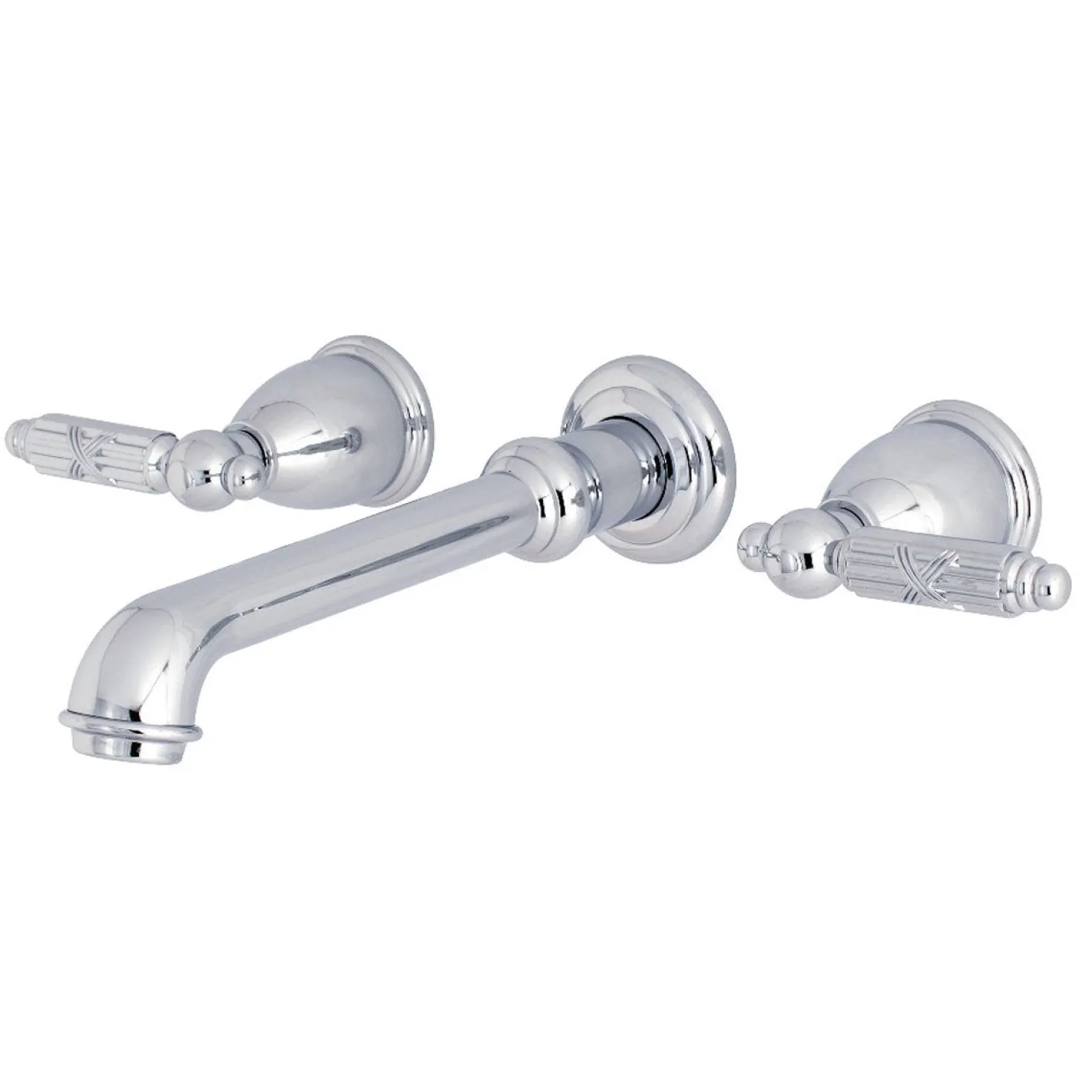 Kingston Brass Georgian 2-Handle Wall Mount Roman Tub Faucet