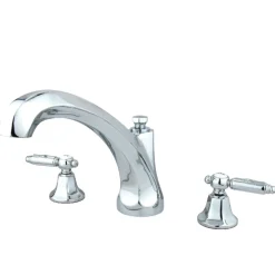 Kingston Brass Georgian 3-Hole Roman Tub Filler