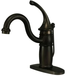 Kingston Brass Georgian Single-Handle 4-Inch Centerset Bathroom Faucet