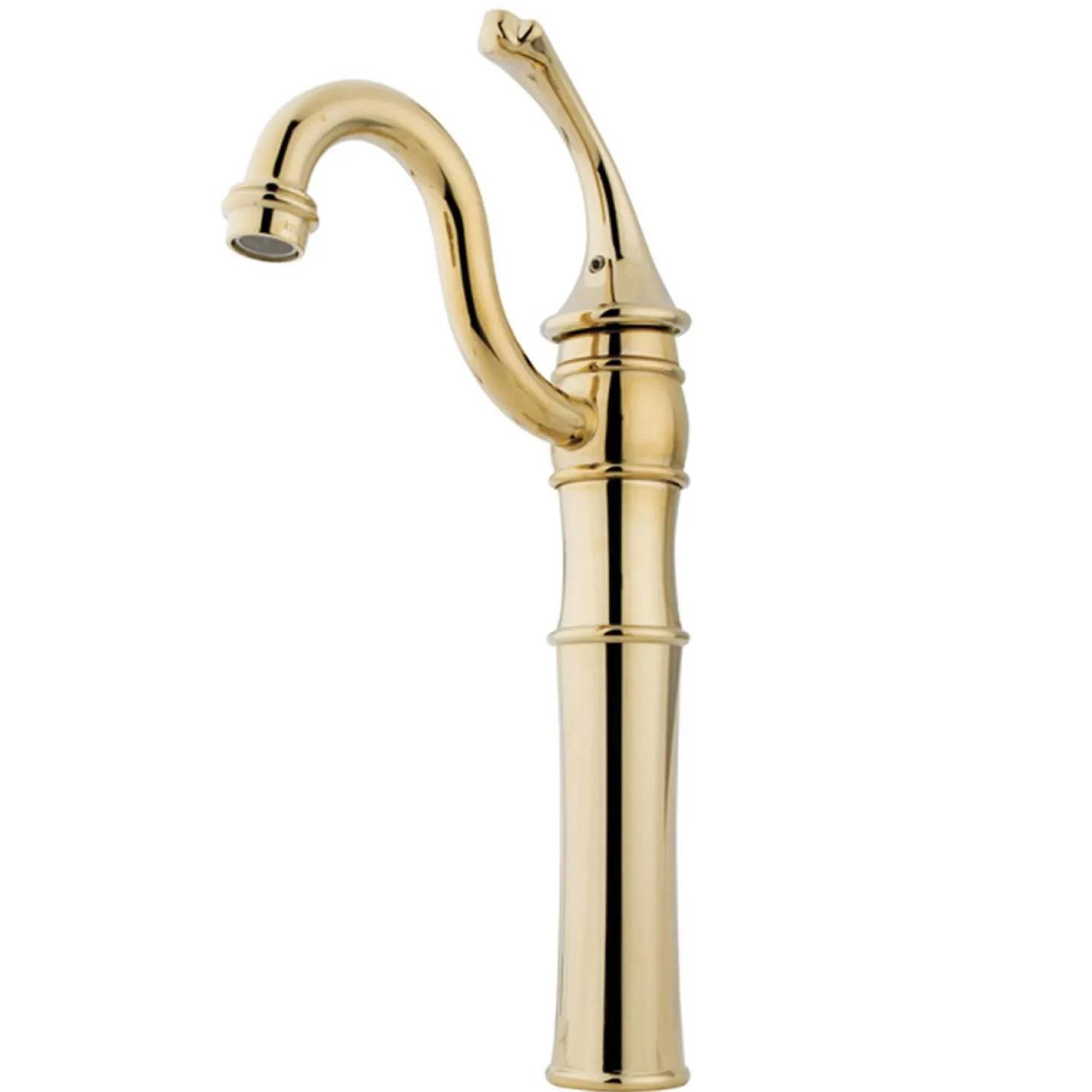 Kingston Brass Georgian Single Handle Vessel Sink Faucet with Optional Cover Plate