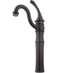 Kingston Brass Georgian Single Handle Vessel Sink Faucet with Optional Cover Plate