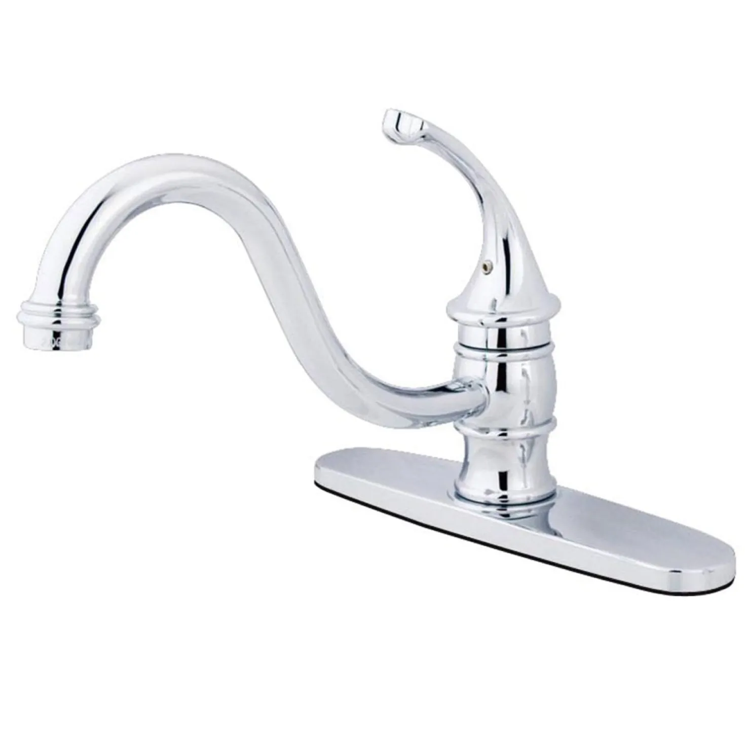 Kingston Brass Georgian Single Handle 8" Kitchen Faucet without Sprayer
