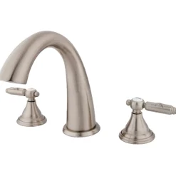 Kingston Brass Georgian Three-Hole Roman Tub Filler