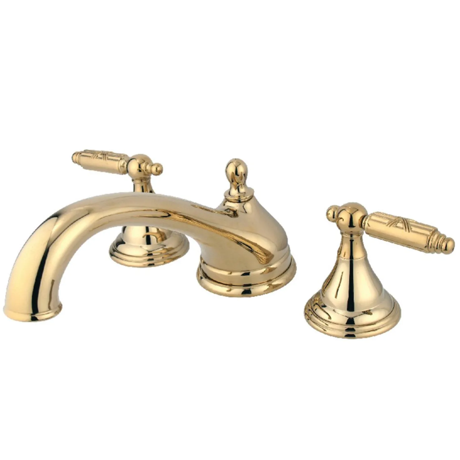 Kingston Brass Georgian Three Holes Roman Tub Filler