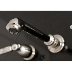 Kingston Brass Georgian Two-Handle Wall Mount Bathroom Faucet