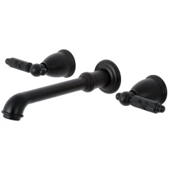 Kingston Brass Georgian Two-Handle Wall Mount Bathroom Faucet