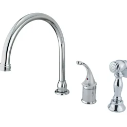 Kingston Brass Georgian Widespread Kitchen Faucet