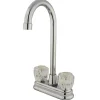Kingston Brass GKB491AC Water Saving Magellan Chrome Bar Faucet with Acrylic Handles