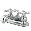 Kingston Brass GKB601AXB 4-Inch Centerset Bathroom Faucet in Polished Chrome