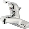 Kingston Brass GKB511B Water Saving Wyndham Centerset Lavatory Faucet with Single Loop Handle and Brass Pop-up in Chrome