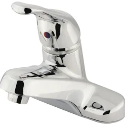 Kingston Brass GKB511LP Water Saving Wyndham Centerset Lavatory Faucet with Single Loop Handle in Chrome