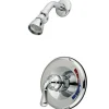 Kingston Brass GKB631TSO Water Saving Magellan Shower Combination with 1.5GPM Water Savings Showerhead-Trim Only in Chrome