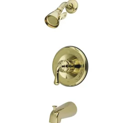 Kingston Brass GKB1632T Water Saving Magellan Tub and Shower Trim Only in Polished Brass