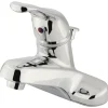 Kingston Brass GKB511 Water Saving Wyndham Centerset Lavatory Faucet with Single Loop Handle and ABS Pop-up in Chrome