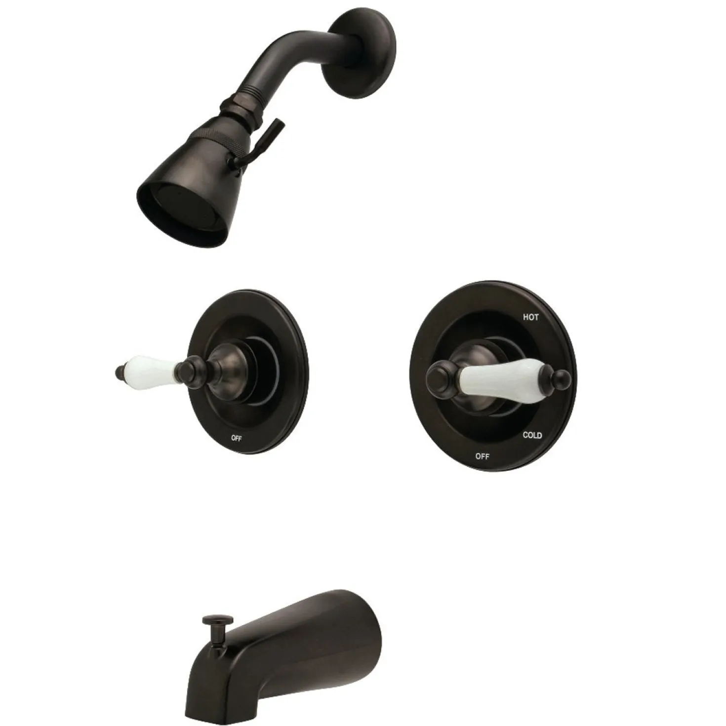 Kingston Brass GKB66XPL-P Tub and Shower Faucet