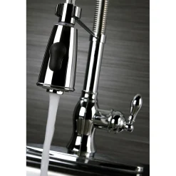 Kingston Brass Gourmetier American Classic Single-Handle Pre-Rinse Kitchen Faucet