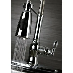 Kingston Brass Gourmetier American Classic Single-Handle Pre-Rinse Kitchen Faucet