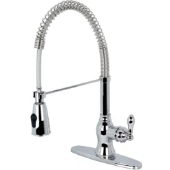 Kingston Brass Gourmetier American Classic Single-Handle Pre-Rinse Kitchen Faucet