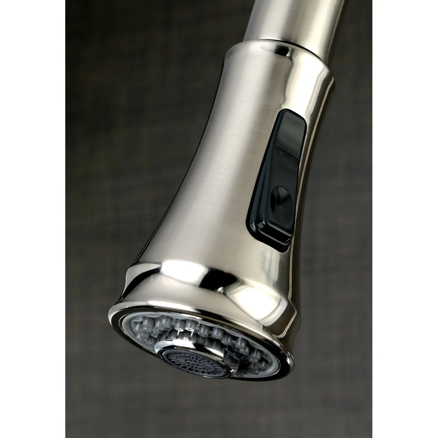 Kingston Brass Gourmetier American Classic Single-Handle Pull-Down Sprayer Kitchen Faucet