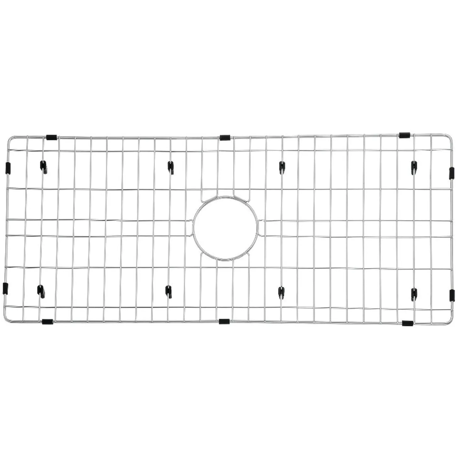 Kingston Brass Gourmetier Arcticstone 32"X14" Kitchen Sink Grid in Brushed