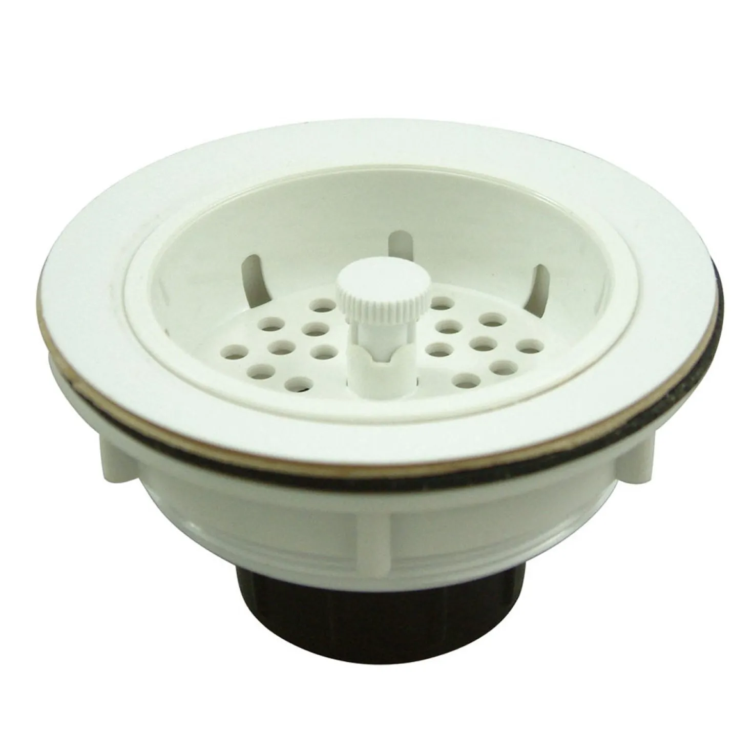 Kingston Brass Gourmetier BSP1011 Kitchen Sink Strainer in White