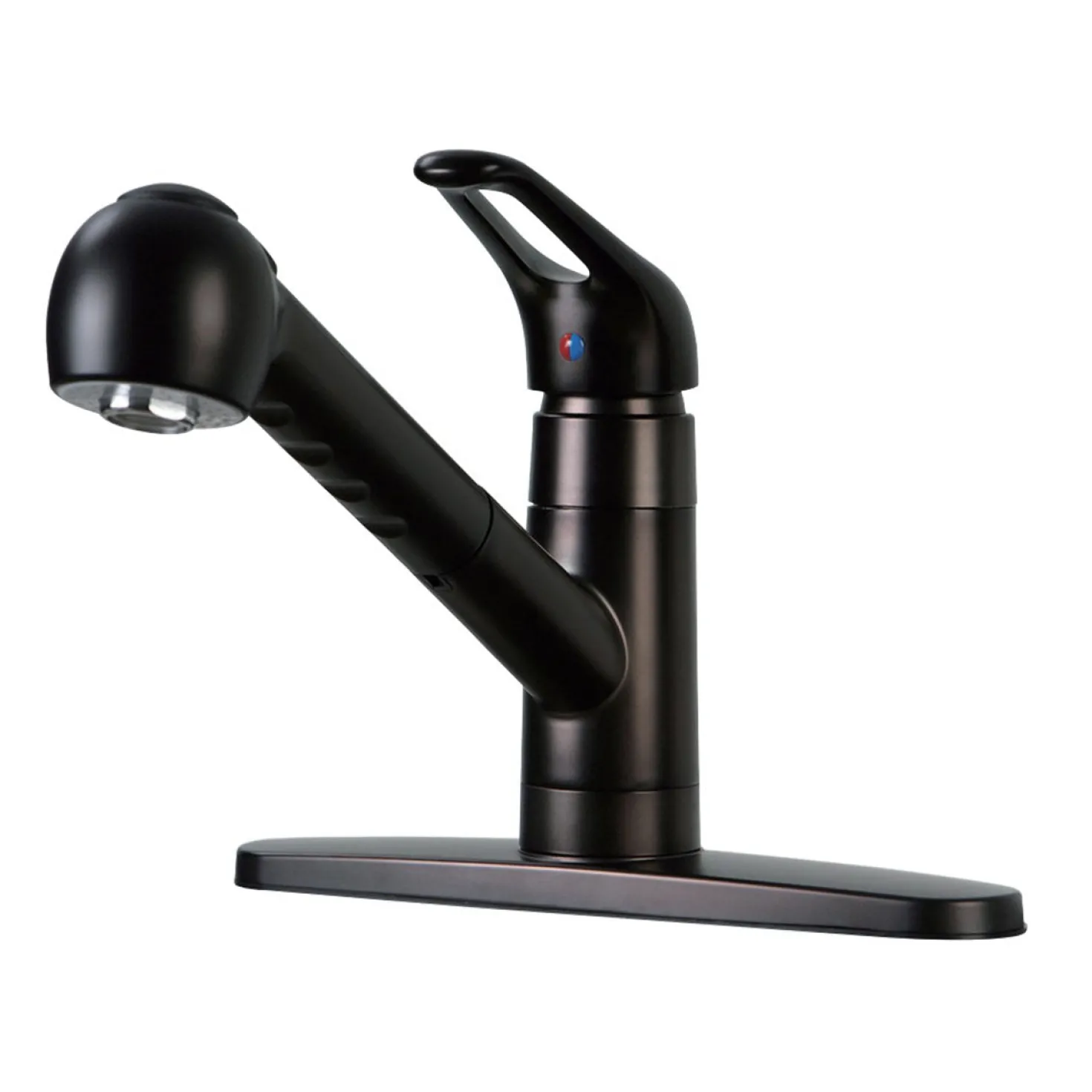 Kingston Brass Gourmetier Century Single-Handle Kitchen Faucet with Pull-Out Sprayer