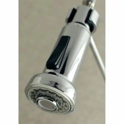 Kingston Brass Gourmetier Concord 2-Handle Wall Mount Pull-Down Kitchen Faucet