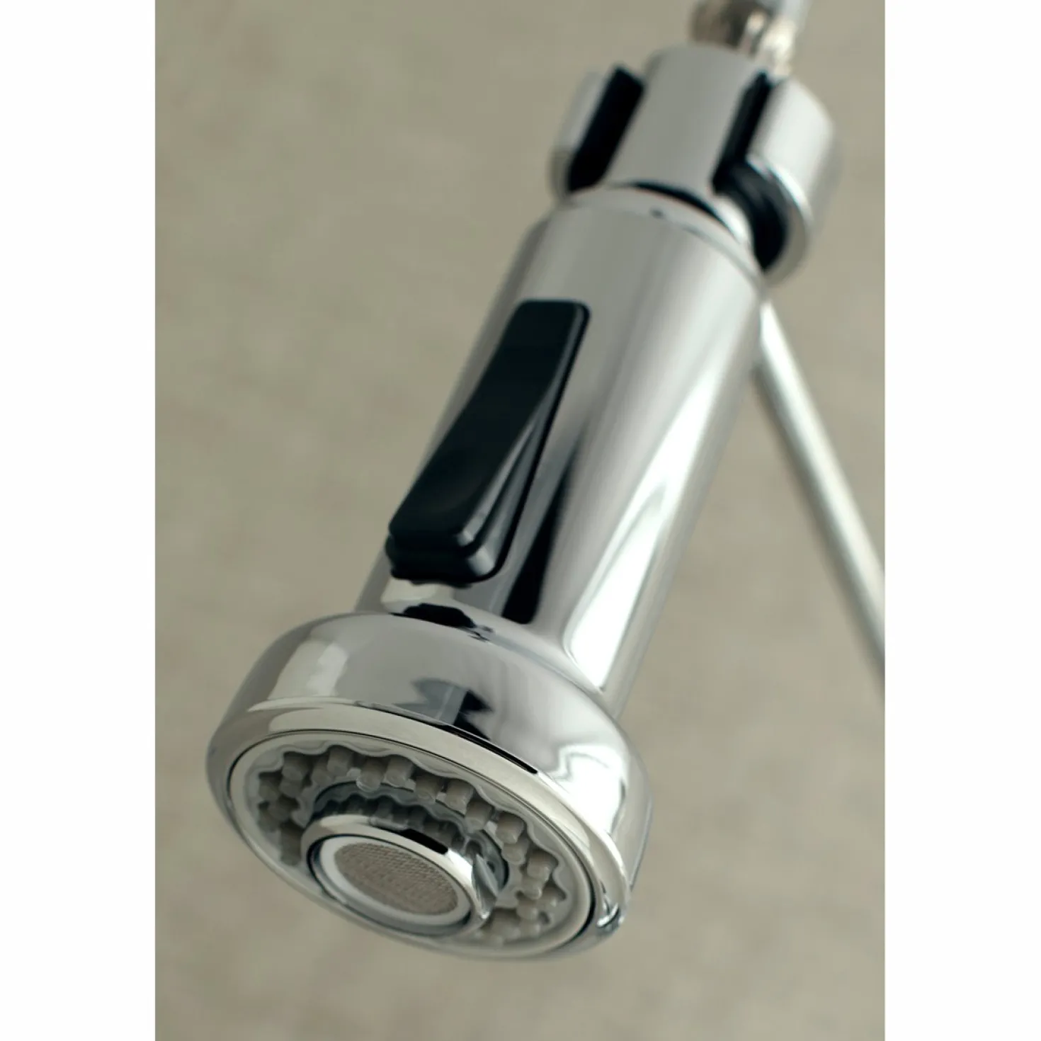 Kingston Brass Gourmetier Concord 2-Handle Wall Mount Pull-Down Kitchen Faucet