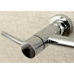Kingston Brass Gourmetier Concord 2-Handle Wall Mount Pull-Down Kitchen Faucet