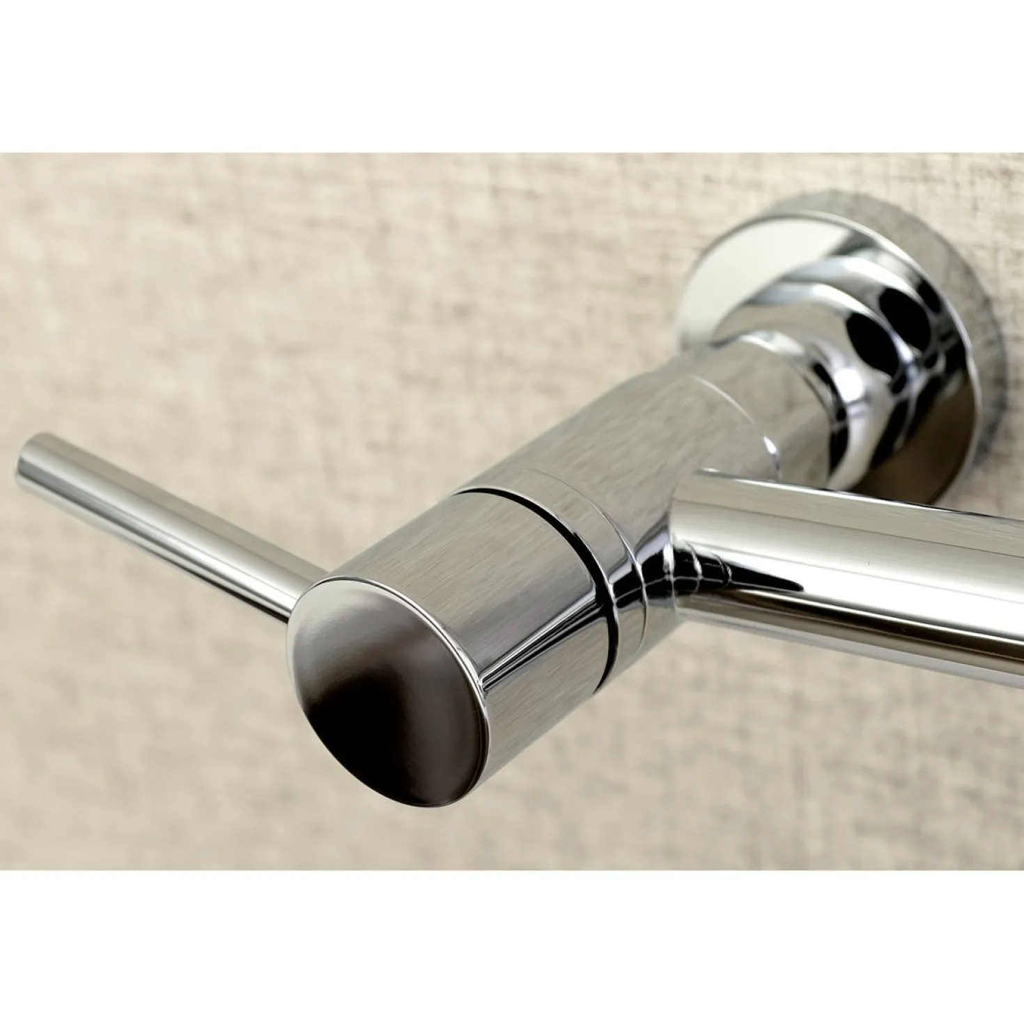 Kingston Brass Gourmetier Concord 2-Handle Wall Mount Pull-Down Kitchen Faucet